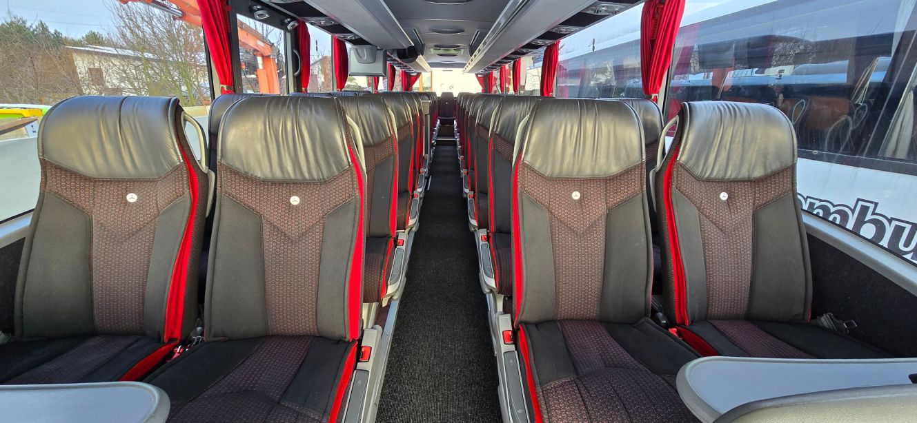 Komfortowe wnętrze autokaru LEMBUS
