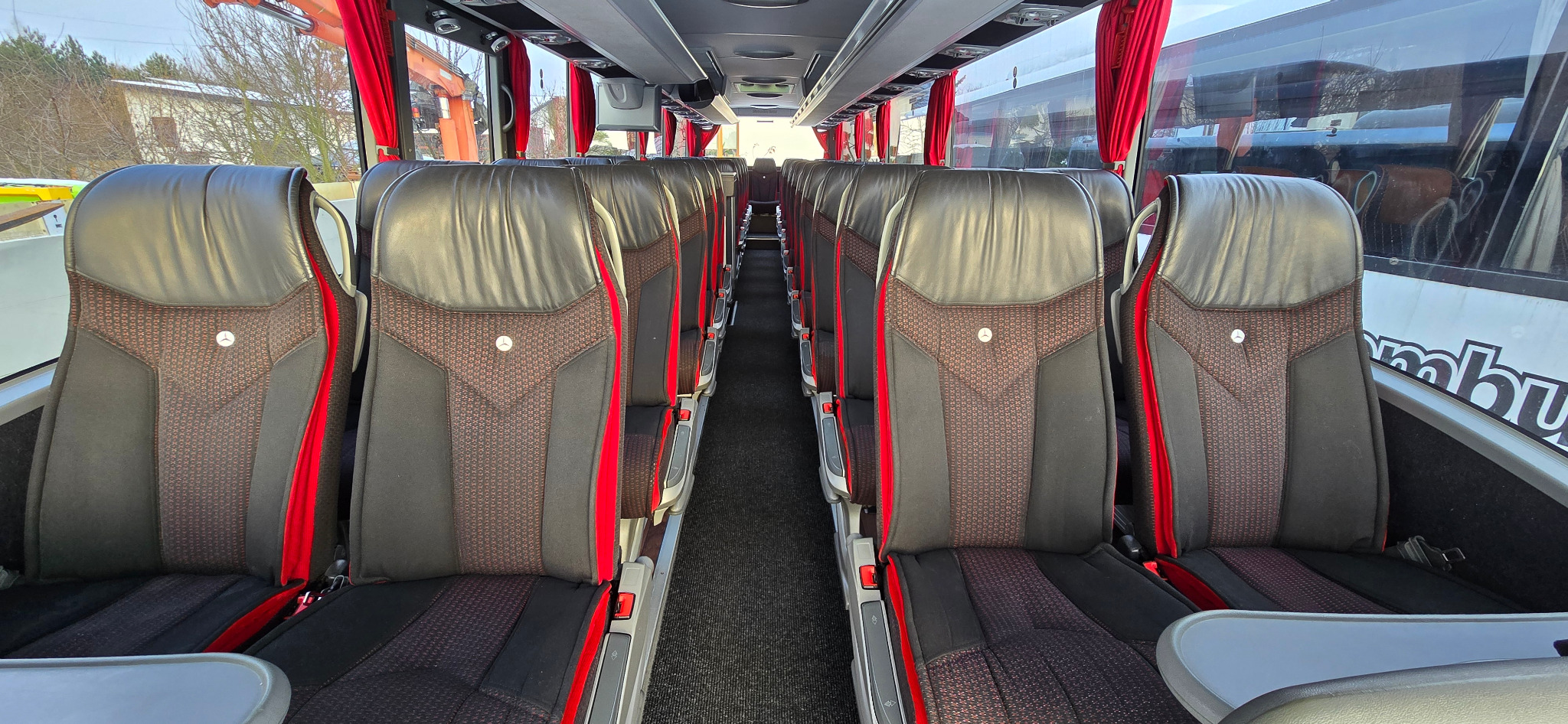 Comfortable coach interior